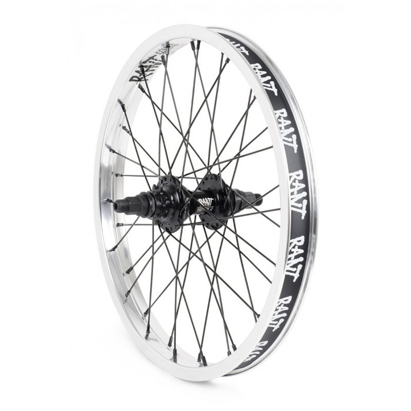 ROUE ARRIERE BMX 18'' RANT PARTY ON V2 RHD ARGENT